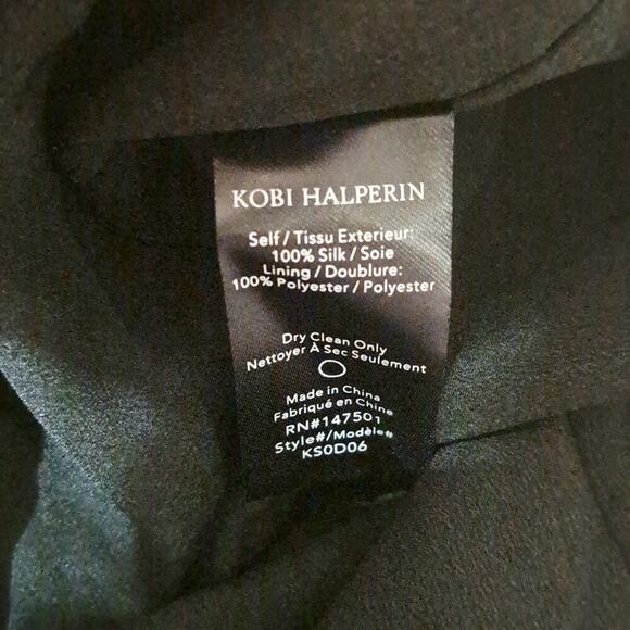 NWT KOBI HALPERIN 100% silk long large dress, $498.00 - Picture 8 of 8